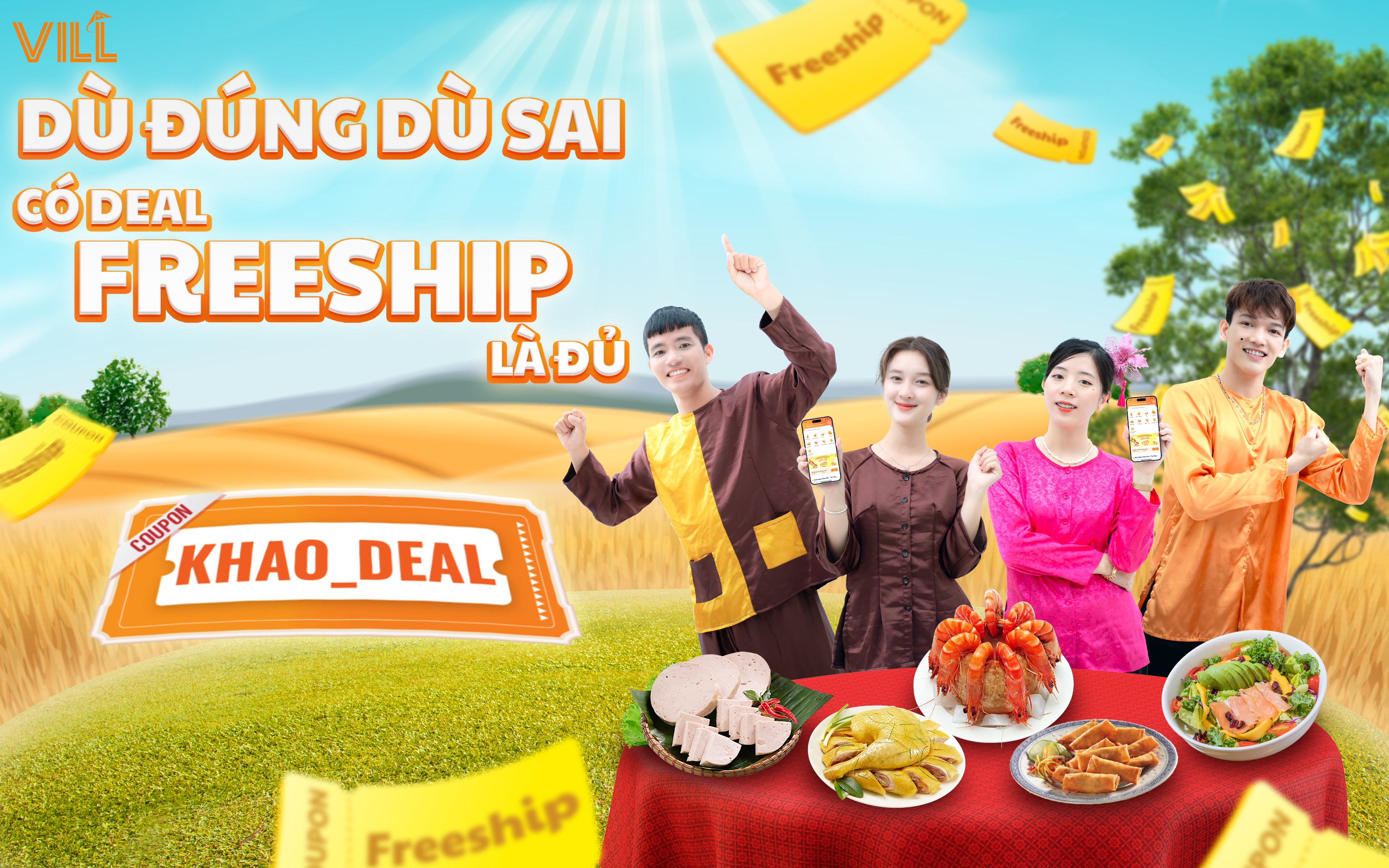 DÙ ĐÚNG HAY SAI CÓ DEAL FREESHIP LÀ ĐỦ