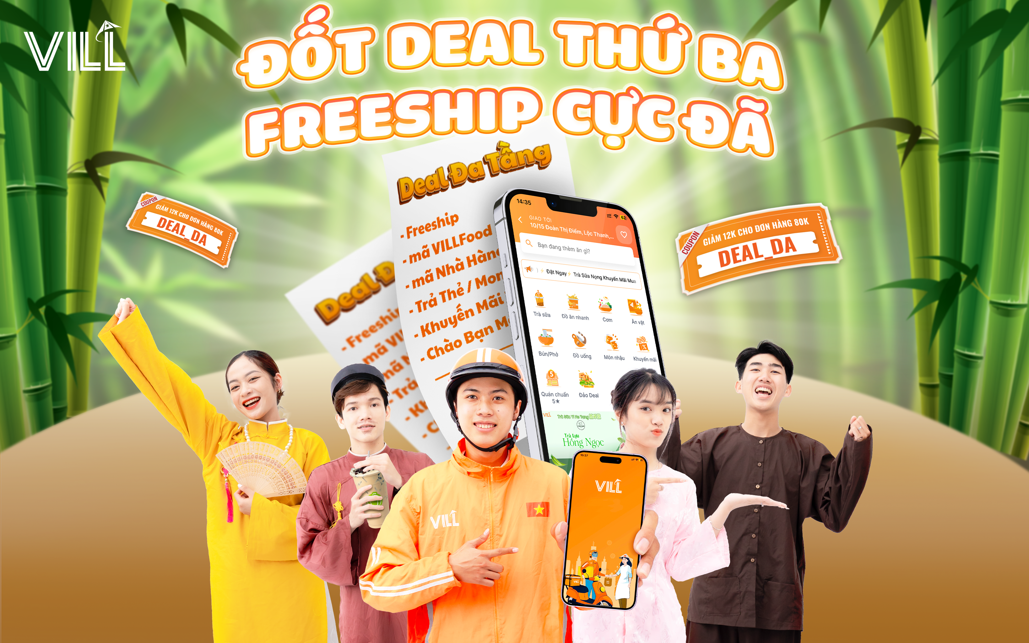 ĐỐT DEAL THỨ BA – FREESHIP CỰC ĐÃ