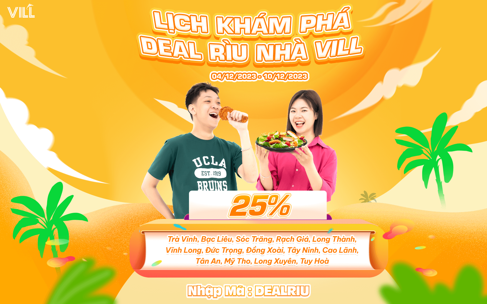 [KHUYẾN MÃI TUẦN 1] LỊCH KHÁM PHÁ DEAL RÌU NHÀ VILL