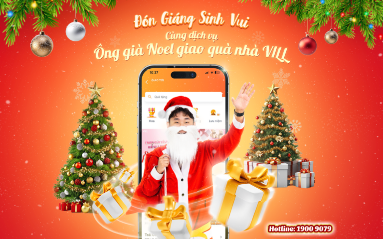 CUNG VILL ĐÓN GIÁNG SINH VUI VỚI DỊCH VỤ ÔNG GIÀ NOEL GIAO QUÀ TẠI NHÀ