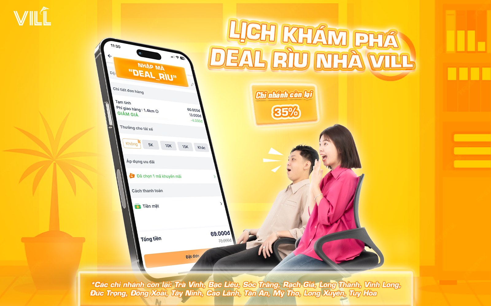 [KHUYẾN MÃI TUẦN 2] LỊCH KHÁM PHÁ DEAL RÌU NHÀ VILL