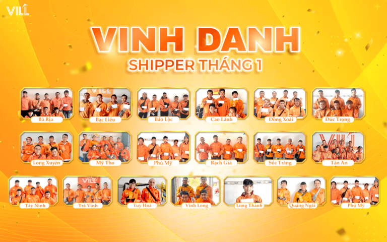 VINH DANH SHIPPER THÁNG 01.2024