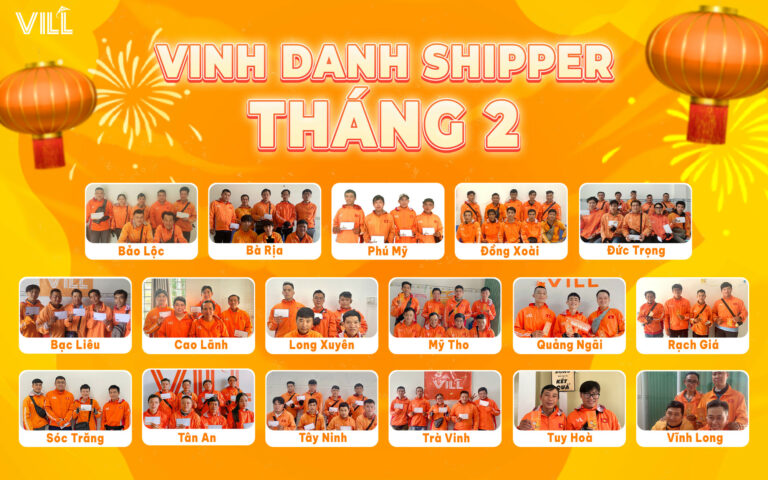 VINH DANH SHIPPER XUẤT SẮC THÁNG 02.2024