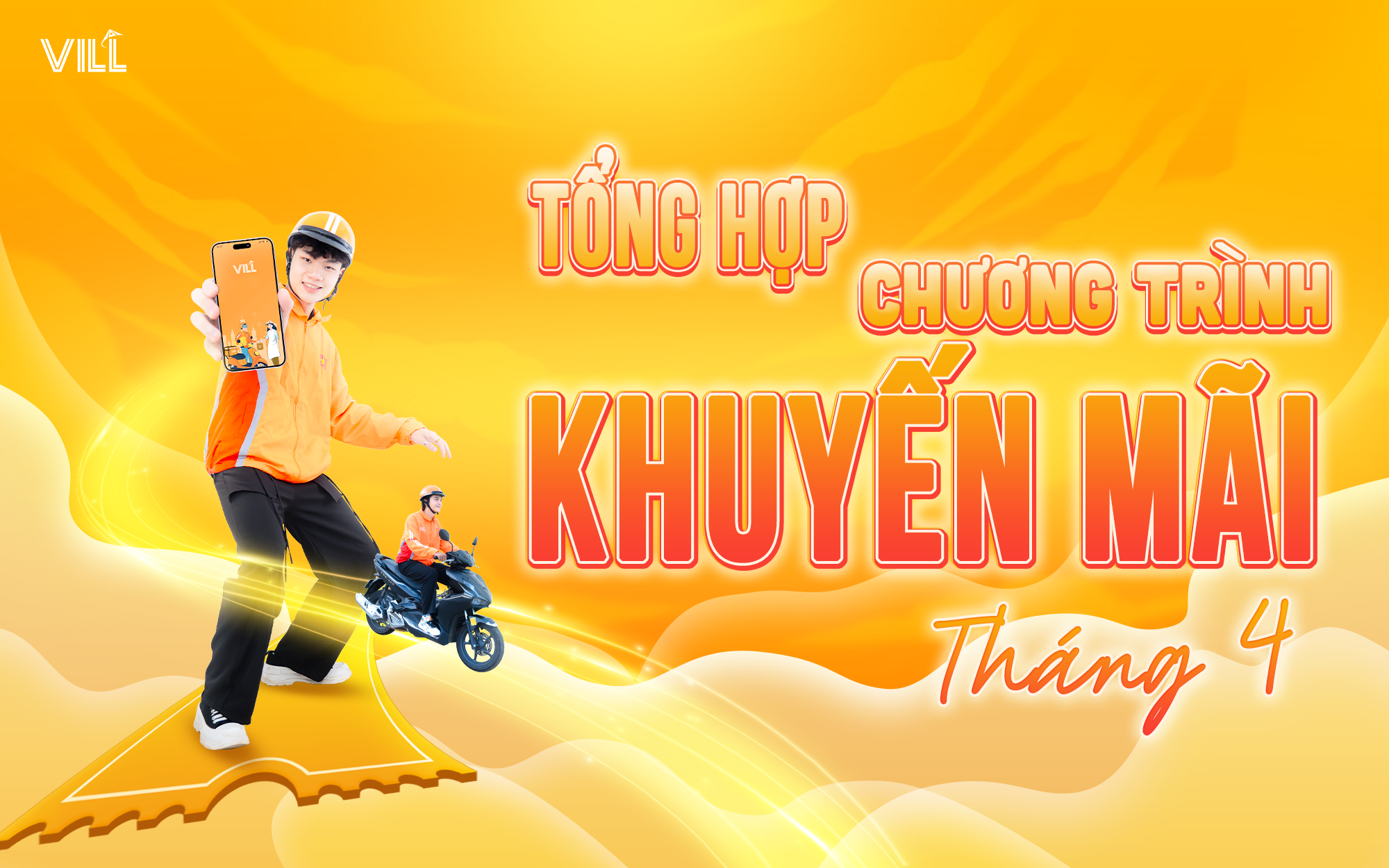 TỔNG HỢP CÁC CHƯƠNG TRÌNH KHUYẾN MÃI TRONG THÁNG 4 TẠI APP VILL