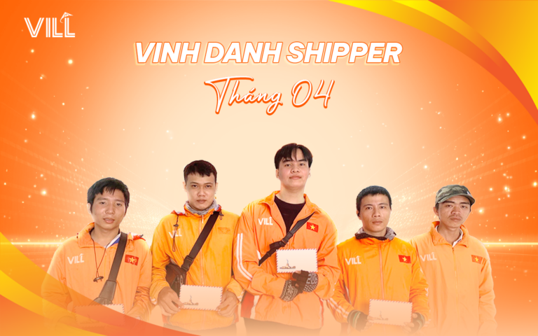 VINH DANH SHIPPER THÁNG 4