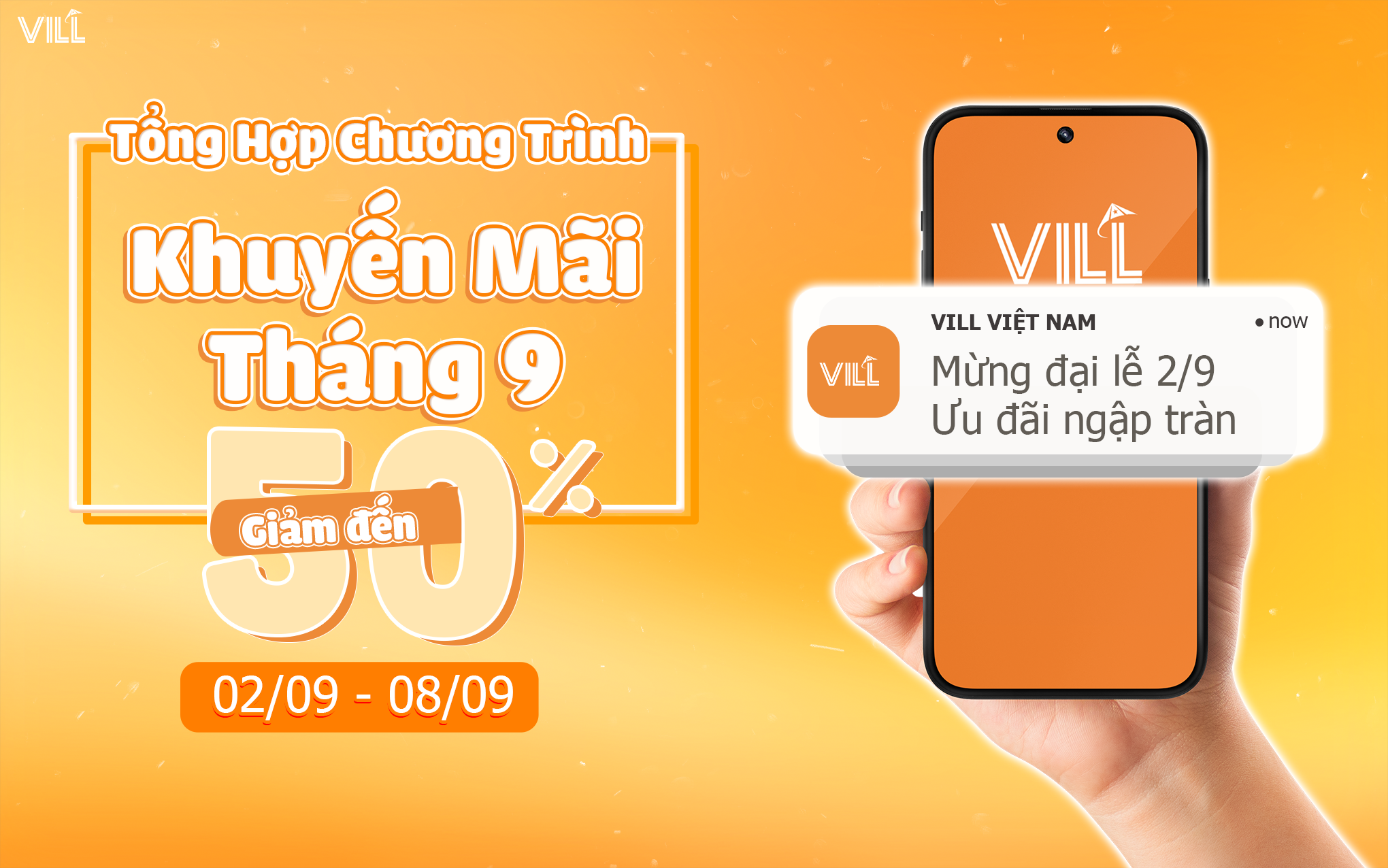 TUẦN 1 | TỔNG HỢP CHƯƠNG TRÌNH KHUYẾN MÃI THÁNG 9