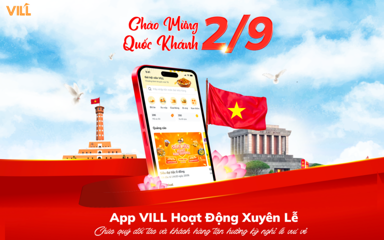 VILL HOẠT ĐỘNG XUYÊN LỄ QUỐC KHÁNH 02/09