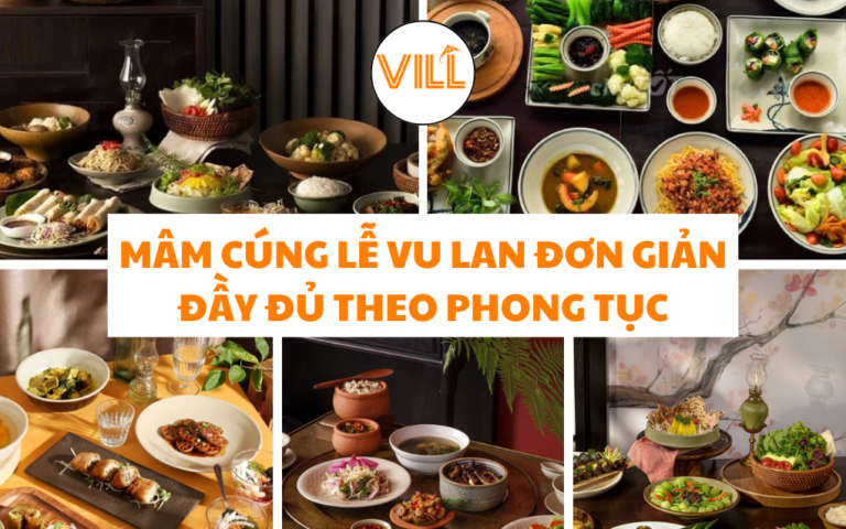 MÂM CÚNG LỄ VU LAN ĐƠN GIẢN, ĐẦY ĐỦ THEO PHONG TỤC