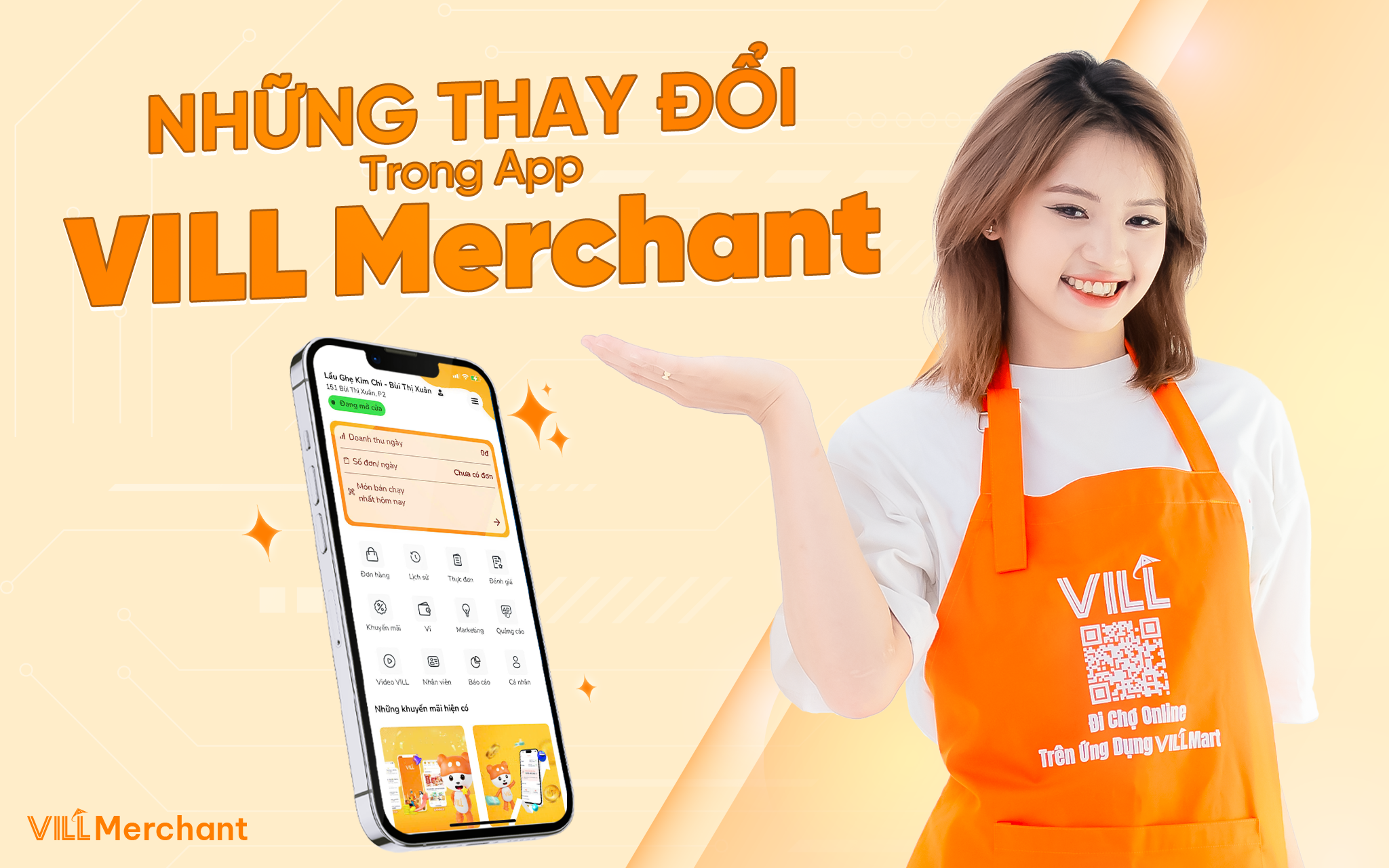 VILL MERCHANT | NHỮNG THAY ĐỔI MỚI TRONG APP VILL MERCHANT